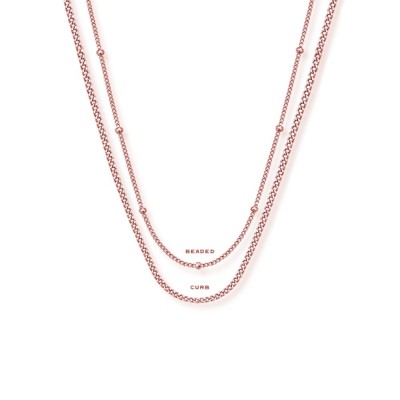 Unisex Initial Rose Gold 925 Sterling Silver Mini Belt Buckle Necklace