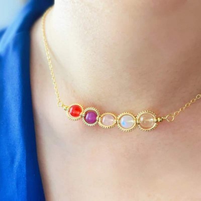 925 Sterling Silver Handmade Crystal Necklace